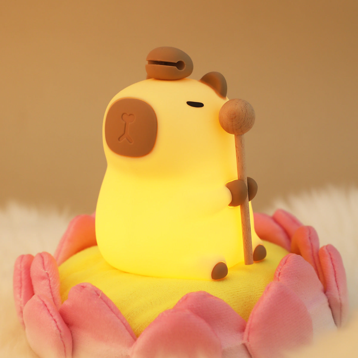 2024 Capybara Squishy Silicone Night Light - Perfect Gift for Kids and Girls