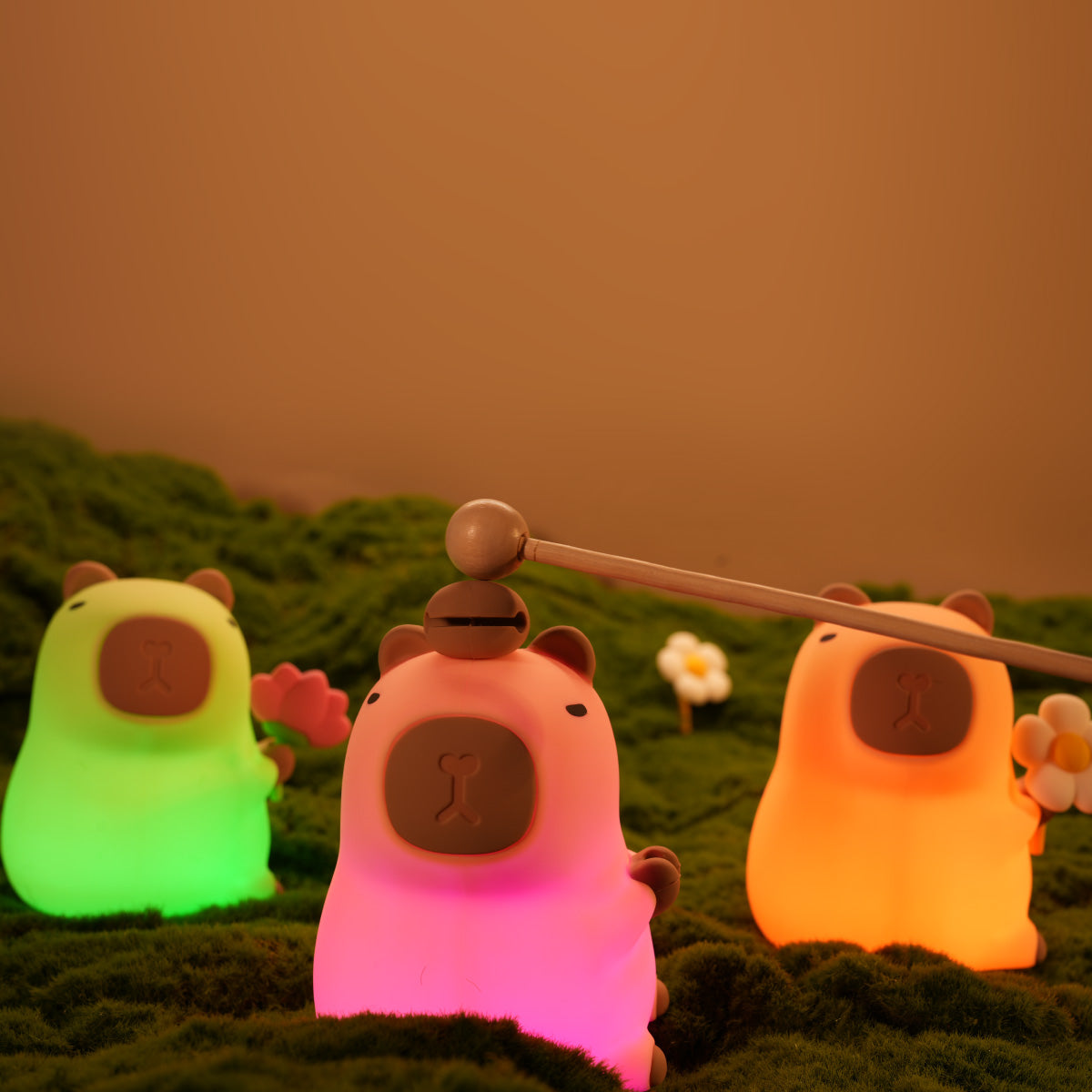 2024 Capybara Squishy Silicone Night Light - Perfect Gift for Kids and Girls