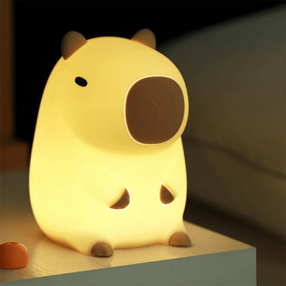 2024 Capybara Squishy Silicone Night Light - Perfect Gift for Kids and Girls