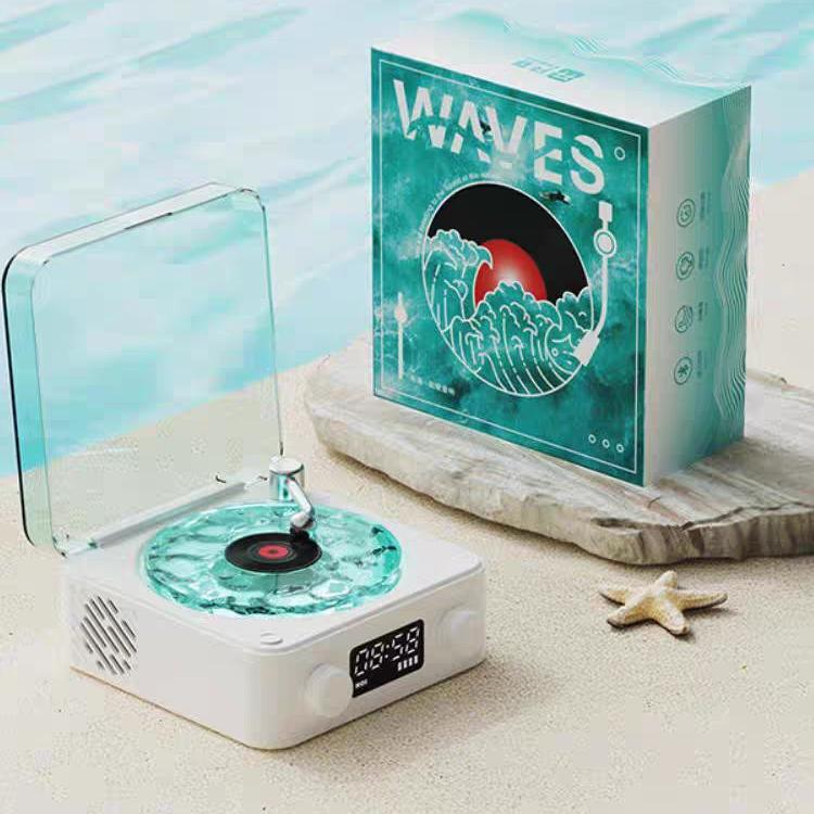 Waves Retro Bluetooth Vinyl Record Player