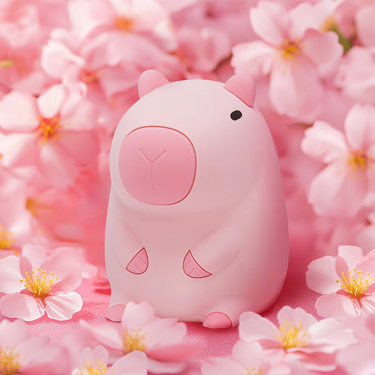 Exclusive💓 MeWaii® Pink Capybara Squishy Night Light - Perfect Gift for Kids and Girls