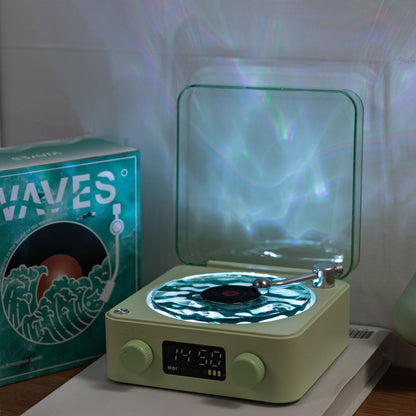 Waves Retro Bluetooth Vinyl Record Player