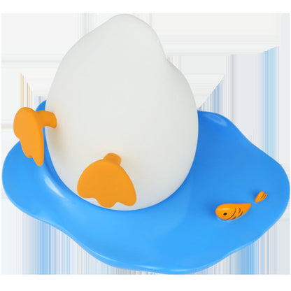 Squishy Silicone Bottom Duck LED Night Light - Perfect Gift for Kids and Girls