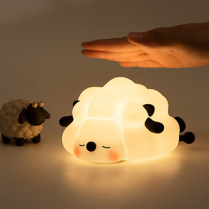 Little Sheep LED Squishy Tap Tap Night Light Lamp